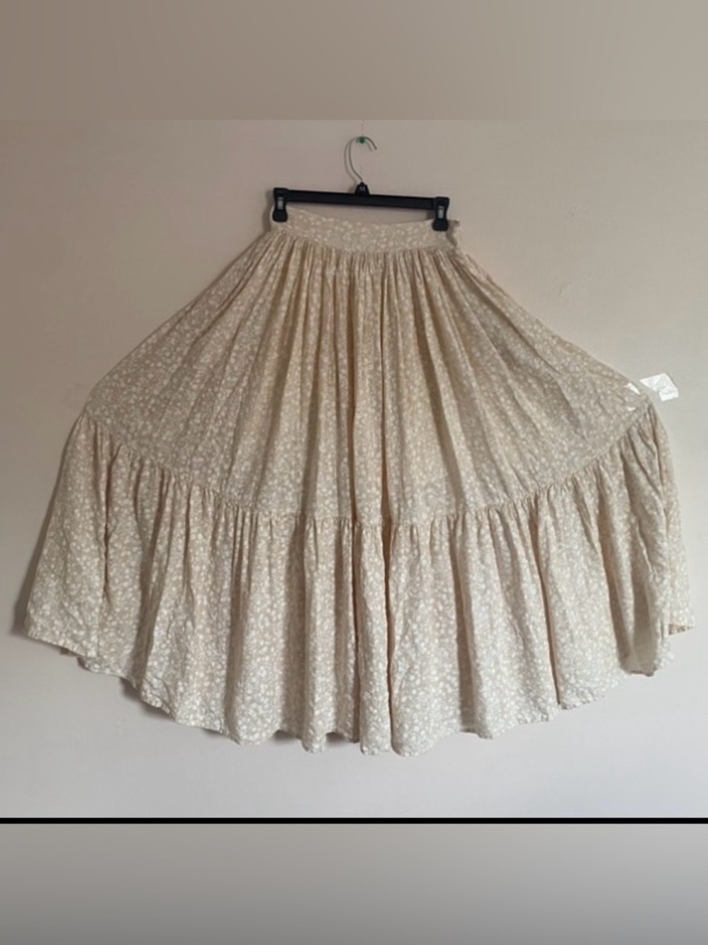 MARBLE Cream Floral Maxi Skirt - Picture 13 of 15